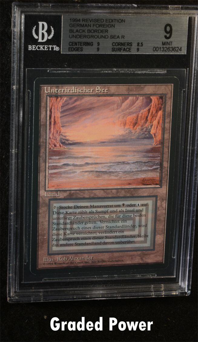 BGS Foreign Revised Black Border Underground Sea German 9 (3624