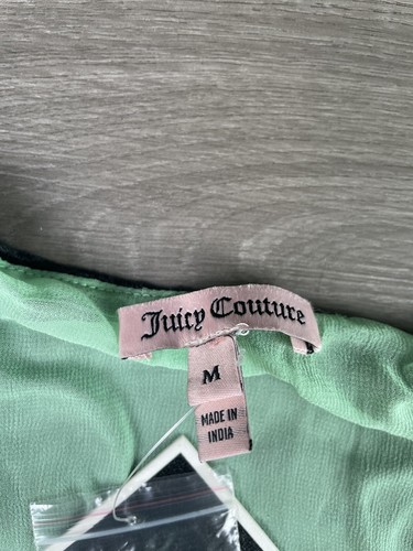Top Juicy Couture verde menta con perline Crawley taglia media nuovo con etichetta e perline extra - Foto 2 di 15