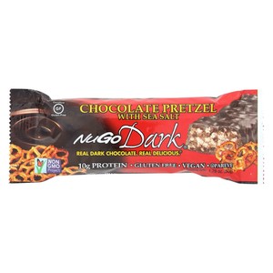 Nugo nutrition bar Dark chocolate pretzel - case of 12 - 1.76oz (691535529014)