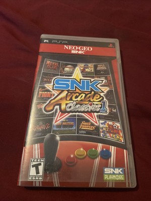 SNK Arcade Classics, Vol. 1 (Sony PSP, 2008) No Manual 828862300034 | eBay