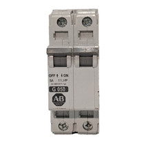 Allen-Bradley 1492-CB2 G050 Circuit Breaker, Manual Motor Controller, 5A, 2-Pole