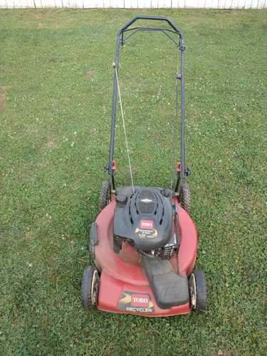 Toro Recycler 20330 Mower OEM Side Discharge Mulch Door W/ Spring, Bracket & Rod - Picture 7 of 8