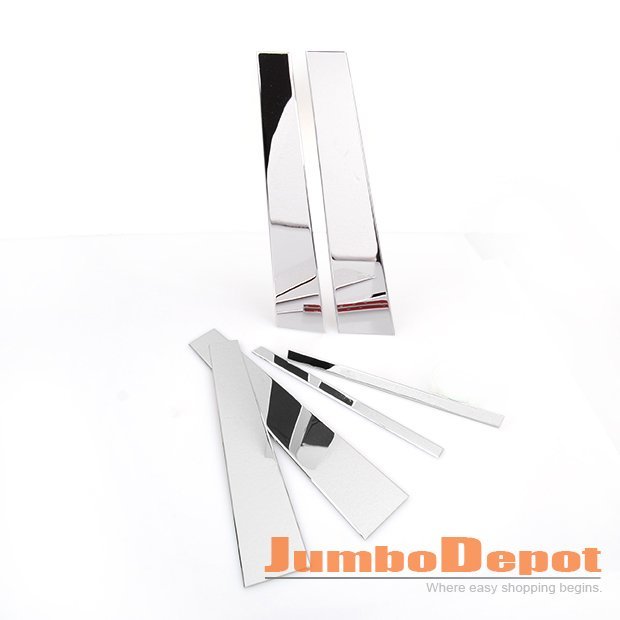 US Stainless Steel Chrome Window Door Pillar Post Trims Fit Honda