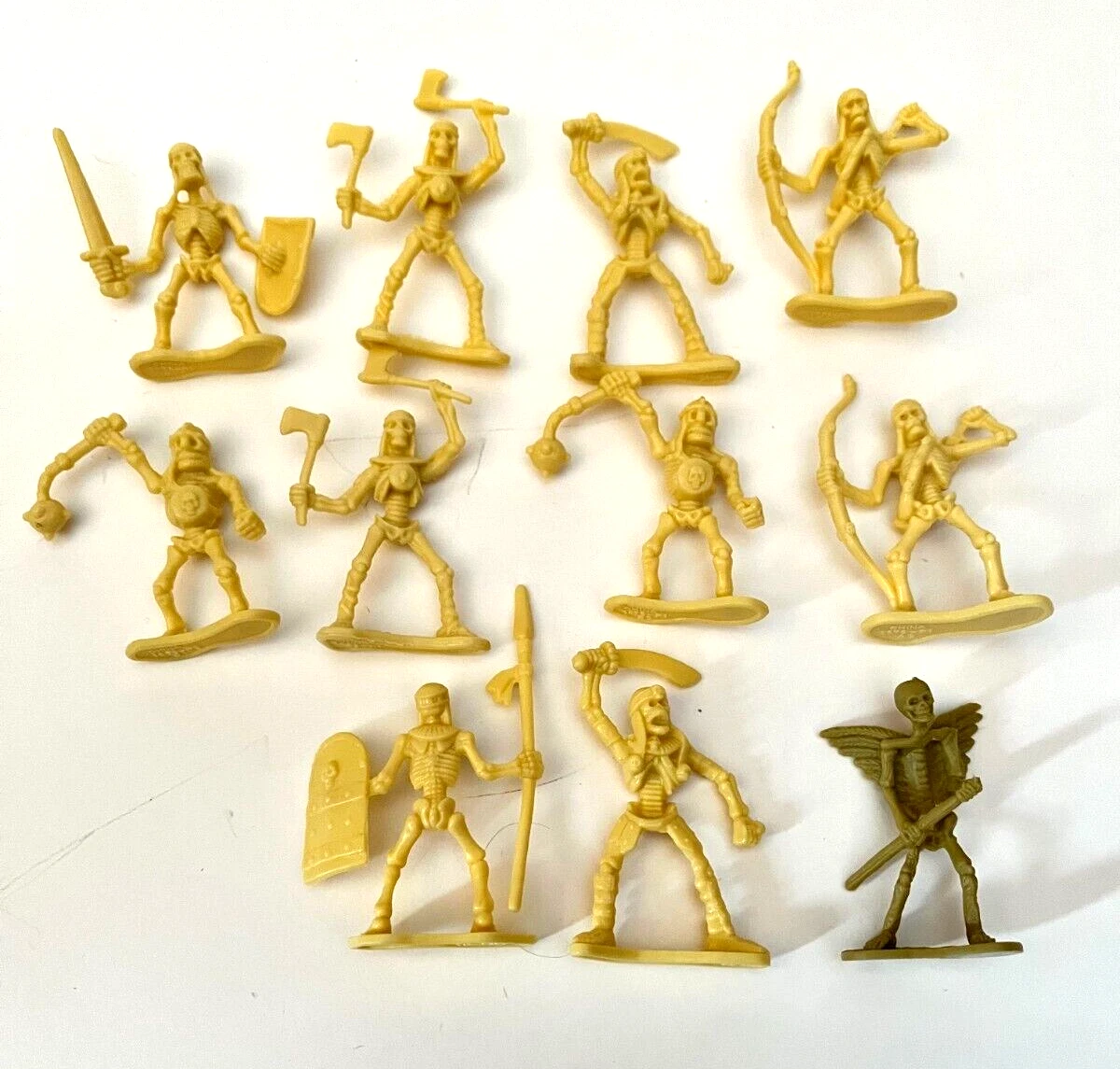 Imperial Tan Plastic SKELETON Army Men Figures