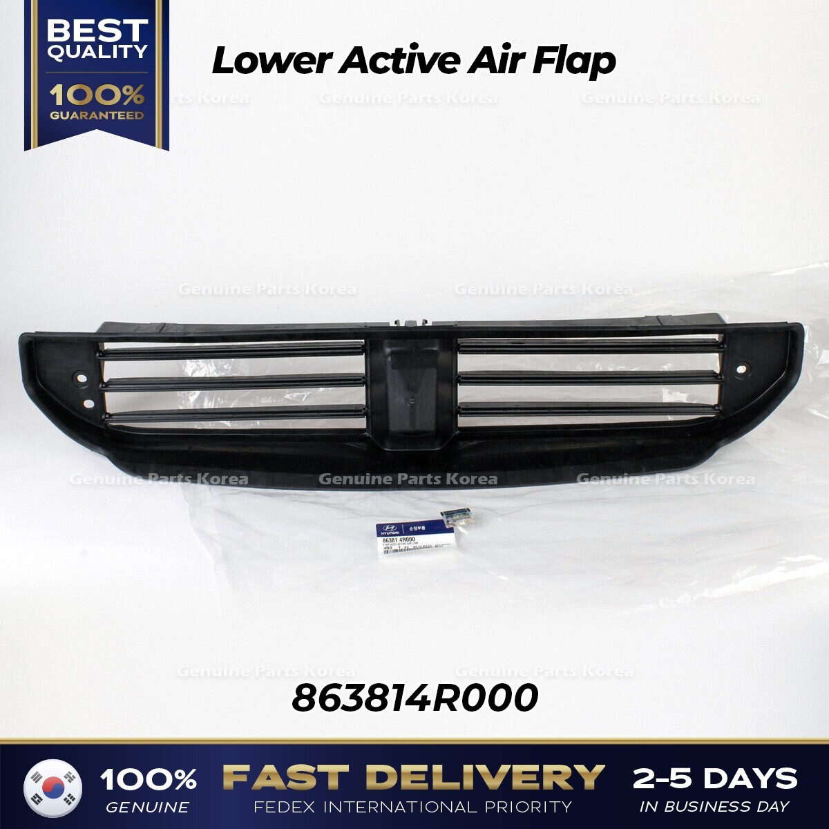 ⭐Genuine⭐ Lower Active Air Flap 863814R000 for Hyundai