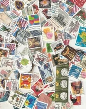 200+Vintage to Recent, Used US Postage Stamps Off Paper, all different,  (US116)