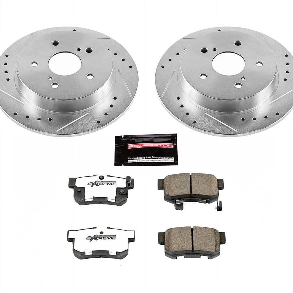 Powerstop K5889-26 2-Wheel Set Brake Disc and Pad Kits Rear for Suzuki SX4 07-13 - Image 3 of 3