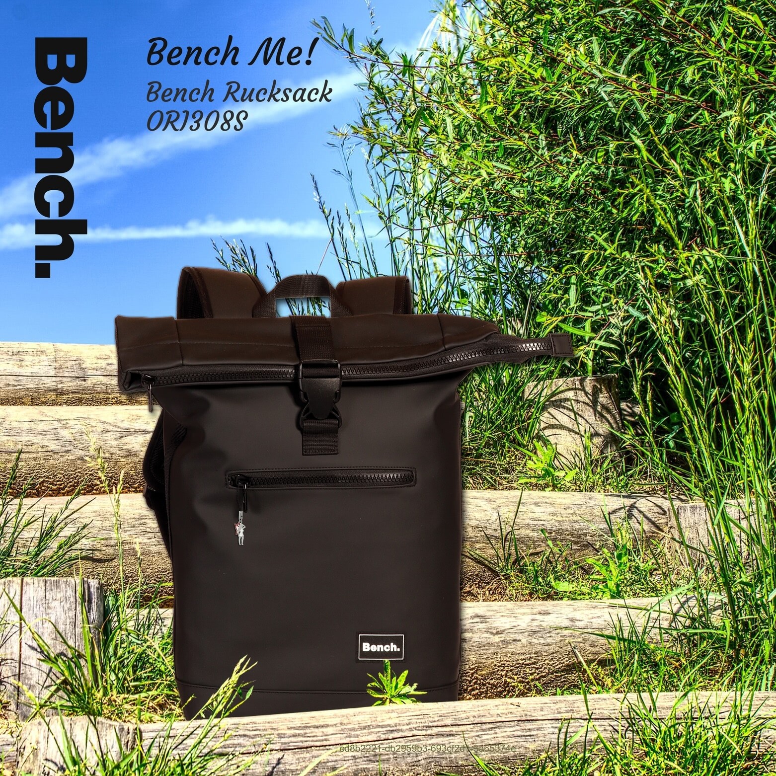 Bench Hydro Roll Top Rucksack - Schwarz (64175-0100) online kaufen 