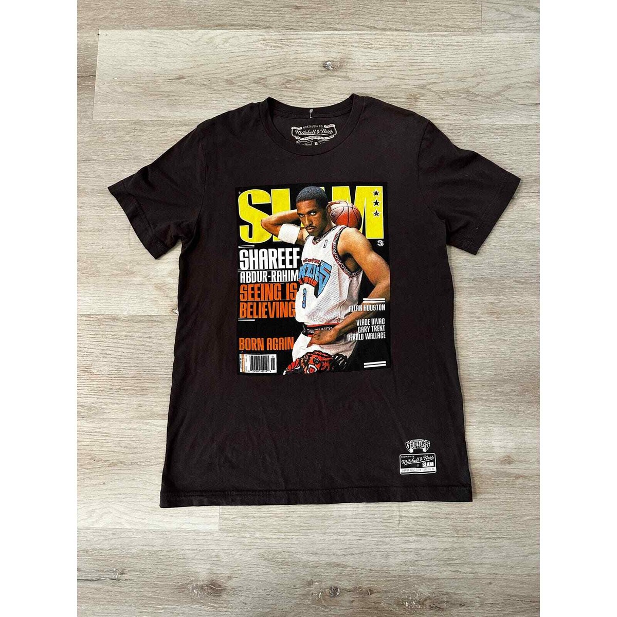 Rare Mitchell & Ness X Slam Mag Shareef Abdur-Rahim Shirt Size M 