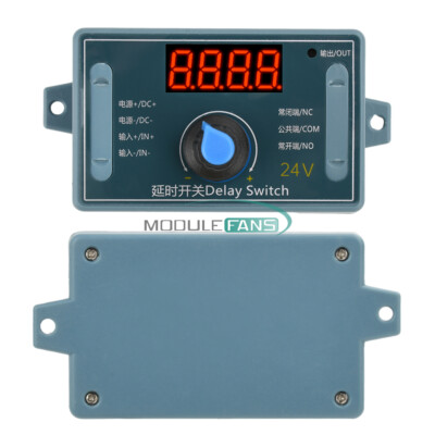 DC5V/12V/24V Adjustable Time Delay Relay Module LED Digital Timer Control Switch