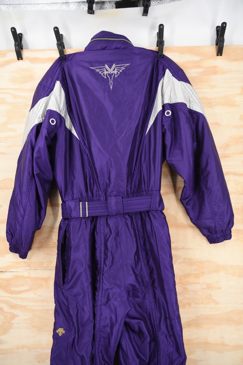 Vintage Descente Ski Suit 80's-90's Padded Belted One Piece Mens M