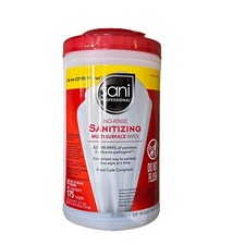 Sani Professional P92084CT Hands Instant Sanitizing Wipes (6/Carton) New