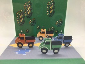 R.C. PRO AM RC PRO AM NES Nintendo Racing for it! Shadow Box Diorama Cube