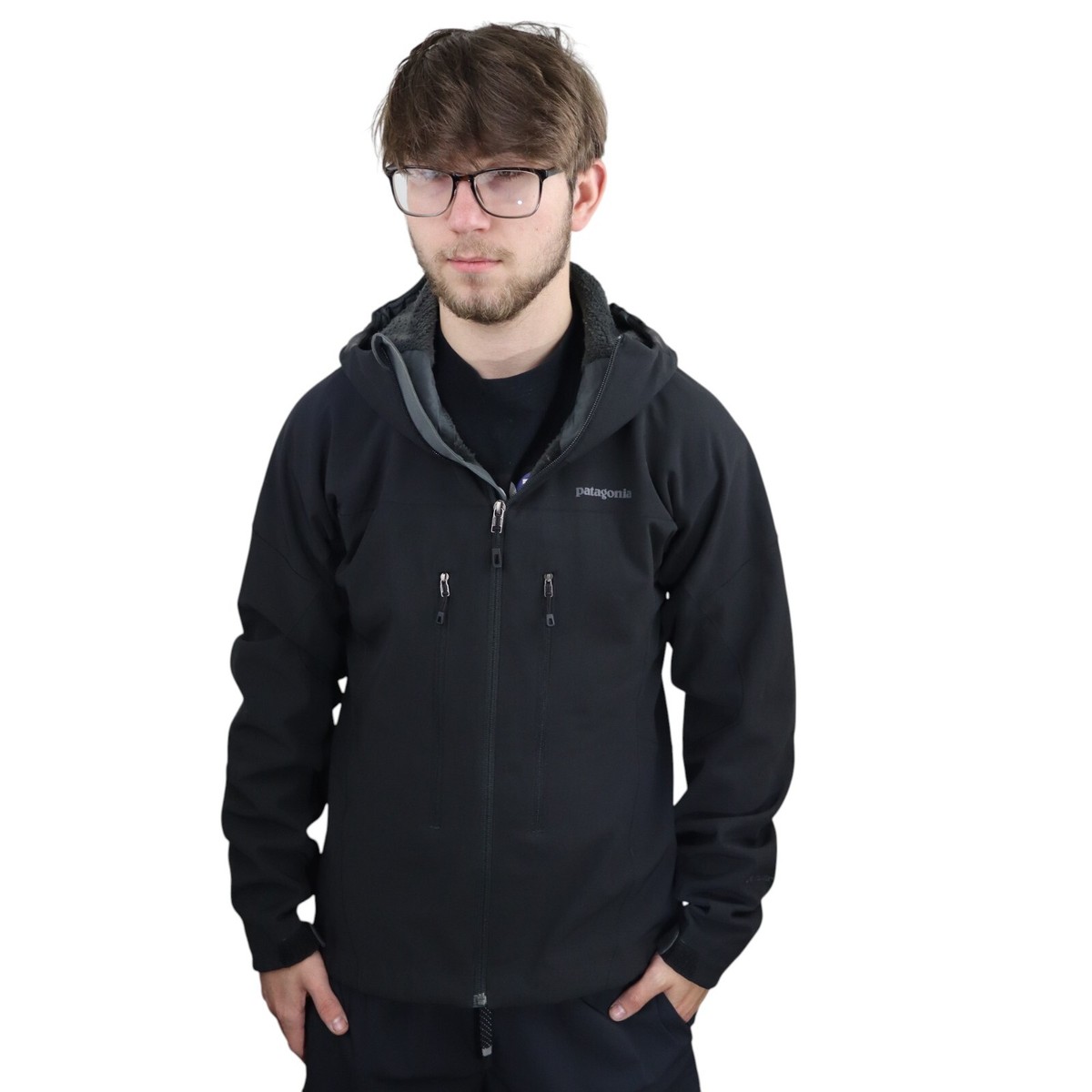 Patagonia Northwall Jacket Men S Black Softshell Polartec Power