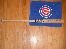 CHICAGO CUBS JASON HEYWARD SIGNED BIG STICK BAT