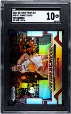 2022 Panini Prizm Draft Johnny Davis Widescreen SILVER PRIZM SGC 10 GEM MINT