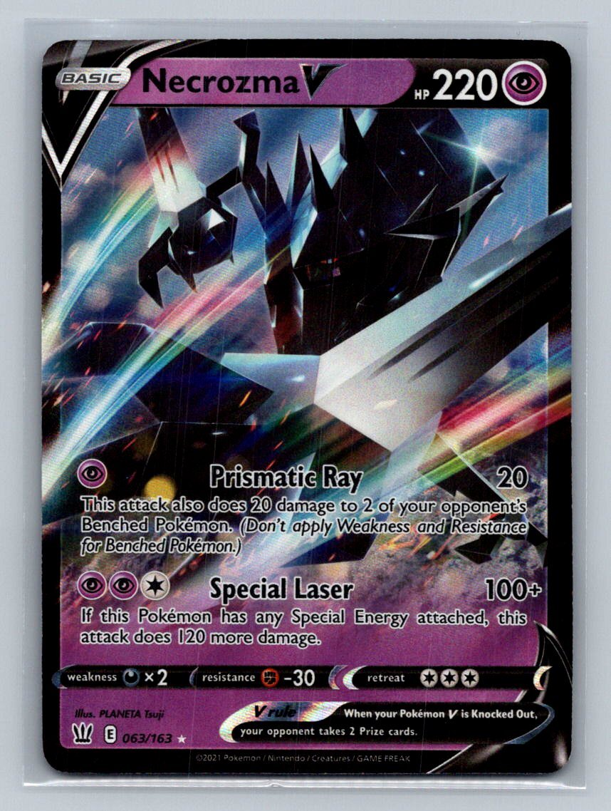 necrozma v pokemon card value Necrozma V 2021 Sword & Shield: Battle Styles #149/163 Holo (Full Art) Price Guide