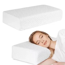 Memory Foam Cube Pillow for Side Sleepers ,Orthopedic Perfect for Side