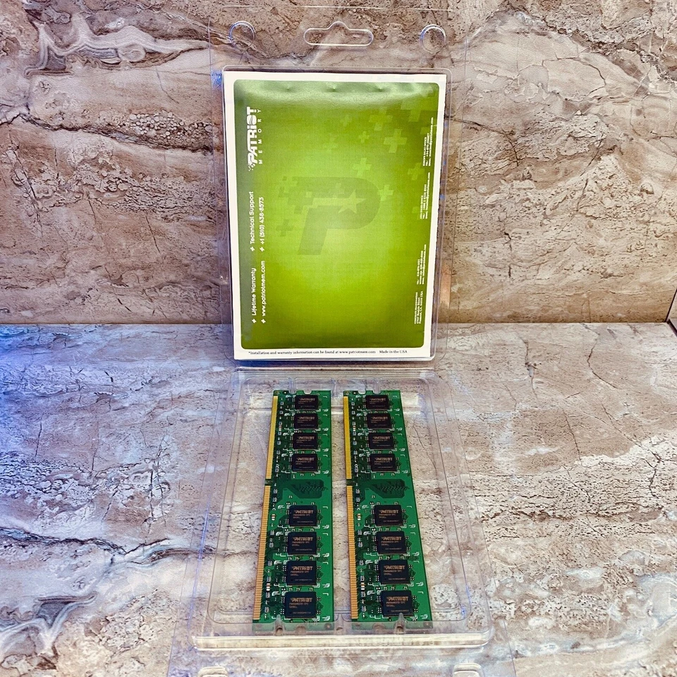 Patriot Kit of 2 (2x1GB) PSD22G667K 2GB PC2-5300 Memory - Image 4 of 4