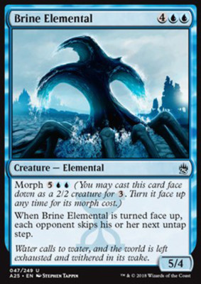 MTG 4x BRINE ELEMENTAL - ELEMENTAR DEL MEER - A25 - MAGIC