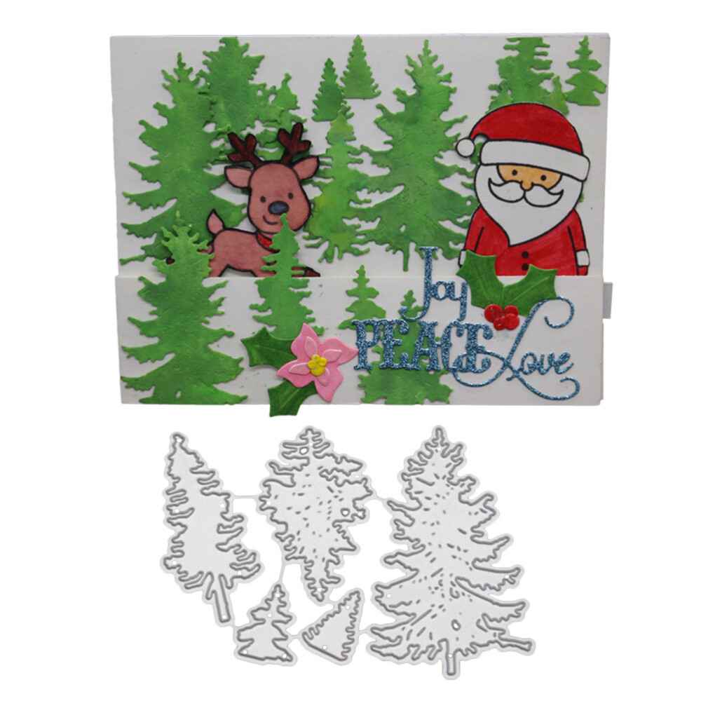 Festive Christmas Die Cut Templates for Scrapbooking