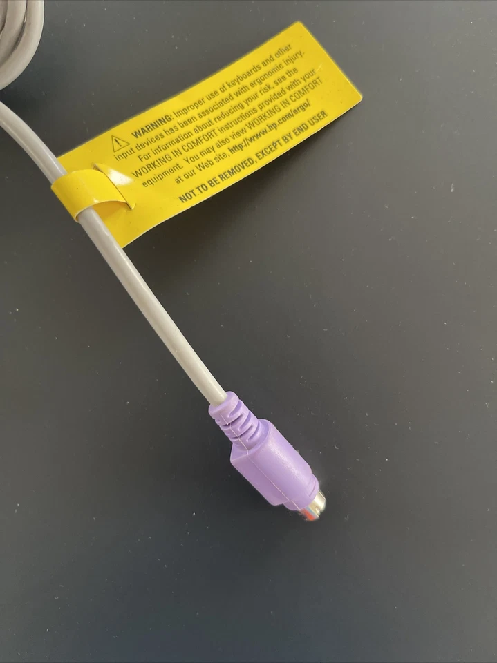 USED Gray HP (SK 2560) Wired Keyboard 5185-1596 - Image 4 of 4