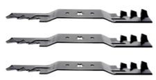 Set of 3  Gator Style Mulching Blades for 50" Deck Cub Cadet, MTD, 942-05052 