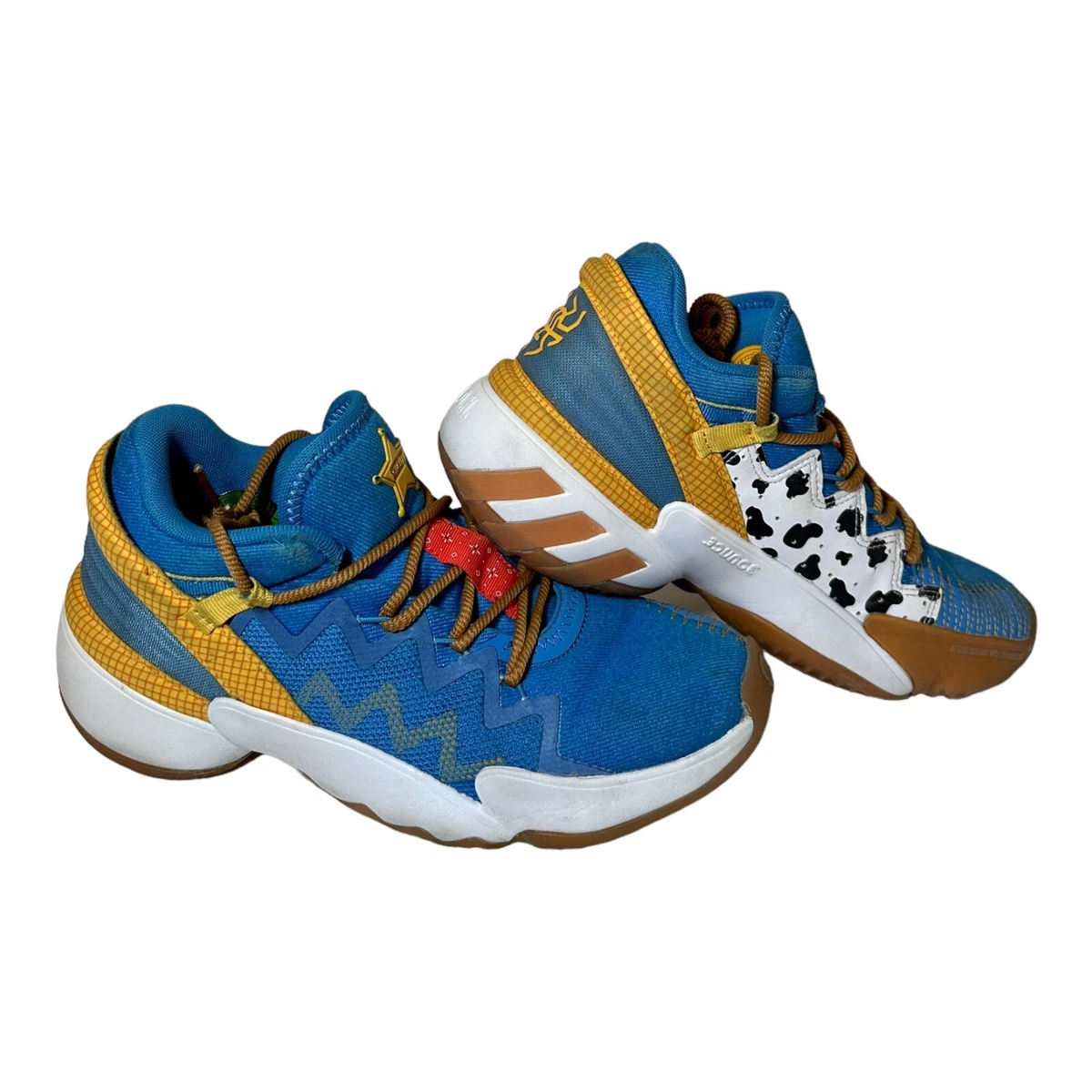 adidas Toy Story x D.O.N. Issue 2 J Woody Basketball Shoes FX1595 Kids 5 6 | eBay