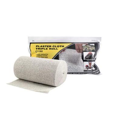 Woodland Scenics C1192 Plaster Cloth Triple Roll 8''x45' New in Packing