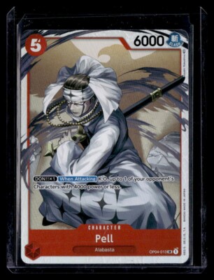 pell one piece card game Pell got a very cool Alt -Art coming in OP-04 Are you adding this card to your red deck? Follow us to stay tuned with all the news about ONE PIECE