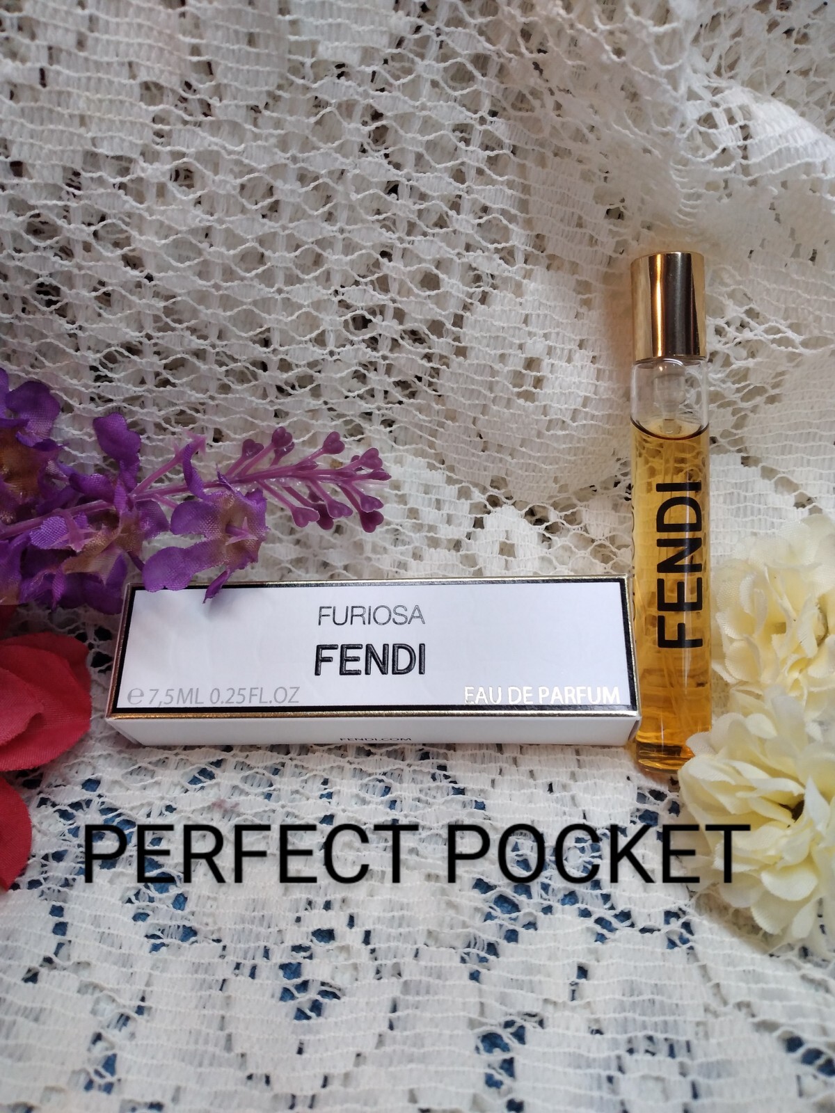 FENDI FURIOSA Eau de Parfum Perfume NEW PURSE SPRAY MINI Women 0.25 Fl.Oz. RARE