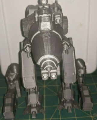 Crab mech approximately 6'' plastic Display size