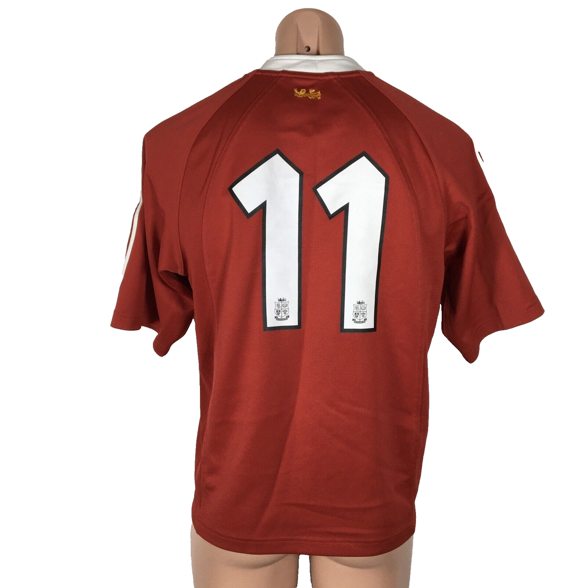 adidas 赤 、グレー、サッカーシャツ流大No.10 adidas 赤 、グレー、サッカーシャツ流大No.10