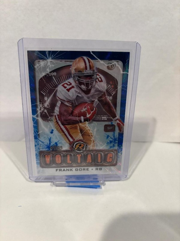 2024 Topps Resurgence - FIRST ON PRINT  Voltaic Frank Gore  Blue Surge 1/99