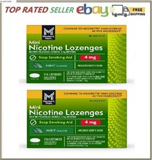 2 Pack - Member  s Mark Nicotine Mini Lozenge,Flavor: Mint 4 MG . 216 ct.