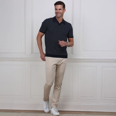 Collars & Co Pants Mens 38x34 Beige Stone CEO Tech Pull On Performance Velocity