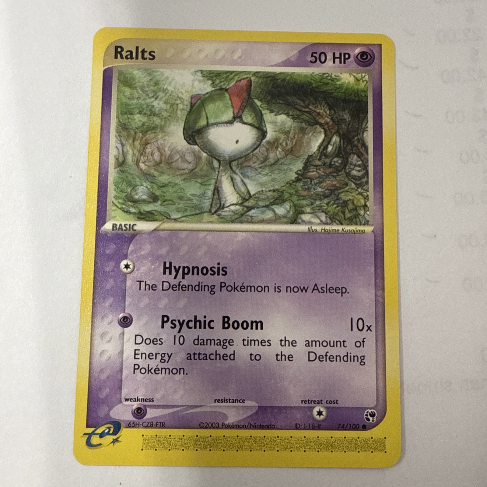 Mint Ralts - ex Sandstorm Common 74/100 2003 NM Pokemon