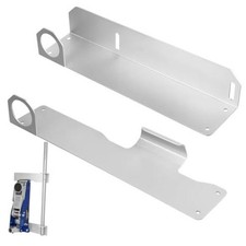 Set of 2 Aluminum Wall Mount Floor Jack Holder Jack Stand Wall Mount for