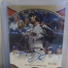 2020 topps tier one performers autograph george springer houston astros