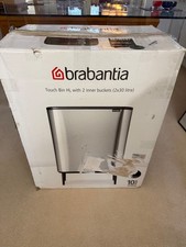 Brabantia Bo Touch Bin BLACK 2* 30L £240 when new, some minimal dings! 
