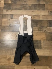 Rapha Bib Shorts Mens Small Black White Marin Headlands Cycling Padded