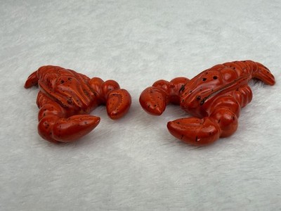 Vintage Cape Cod Lobster Salt & Pepper Shakers Japan 1950s Nautical Decor