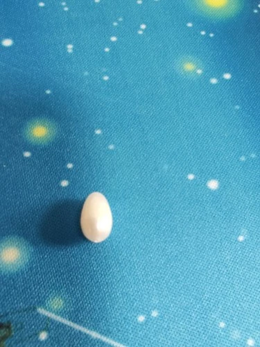 5-6 mm  natural  baroque  white loose pearl through drilled