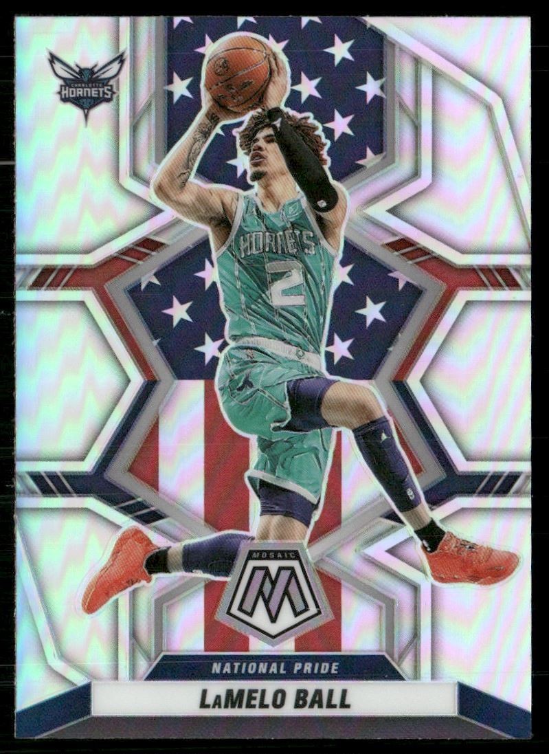 LaMelo Ball 2021-22 Panini Mosaic Silver Prizm Charlotte Hornets #251