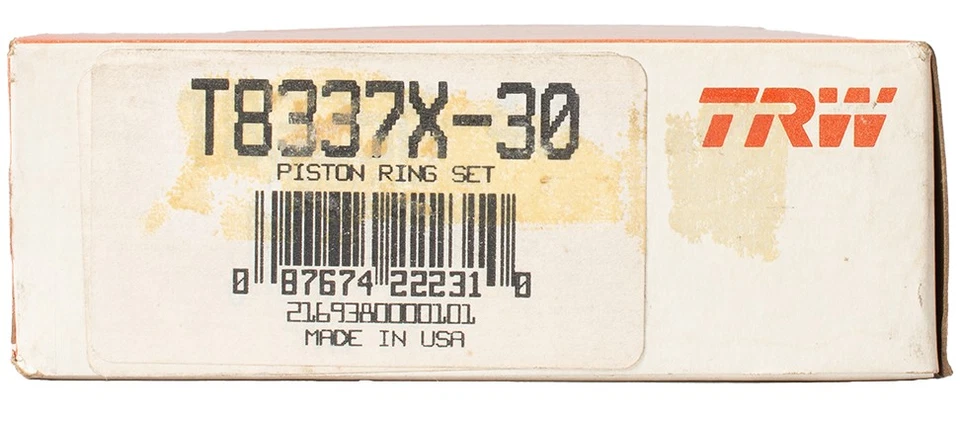 TRW Piston Rings Fits 1980-84 Chevrolet Caprice GMC Caballero Model ID T8337X-30 - Image 3 of 4