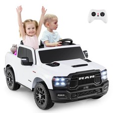 24V 2 Seater Ride on Truck w/Remote Control 3 Speeds Bluetooth LED Headlight