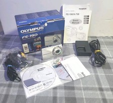     Olympus FE-190 Digital Camera 6.0MP Silver Tested Working w/ Original Box