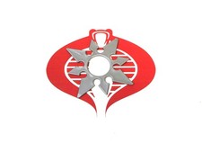 1:1 Scale Plastic Grey Throwing Star COSPLAY #6