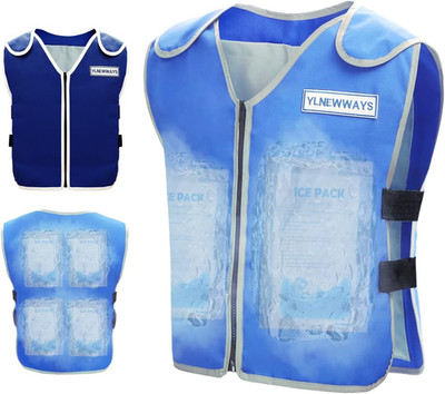Cooling Vest for Men&Women, Ice Reflective Vest with 24 PCS Ice Packs, Cool Jack