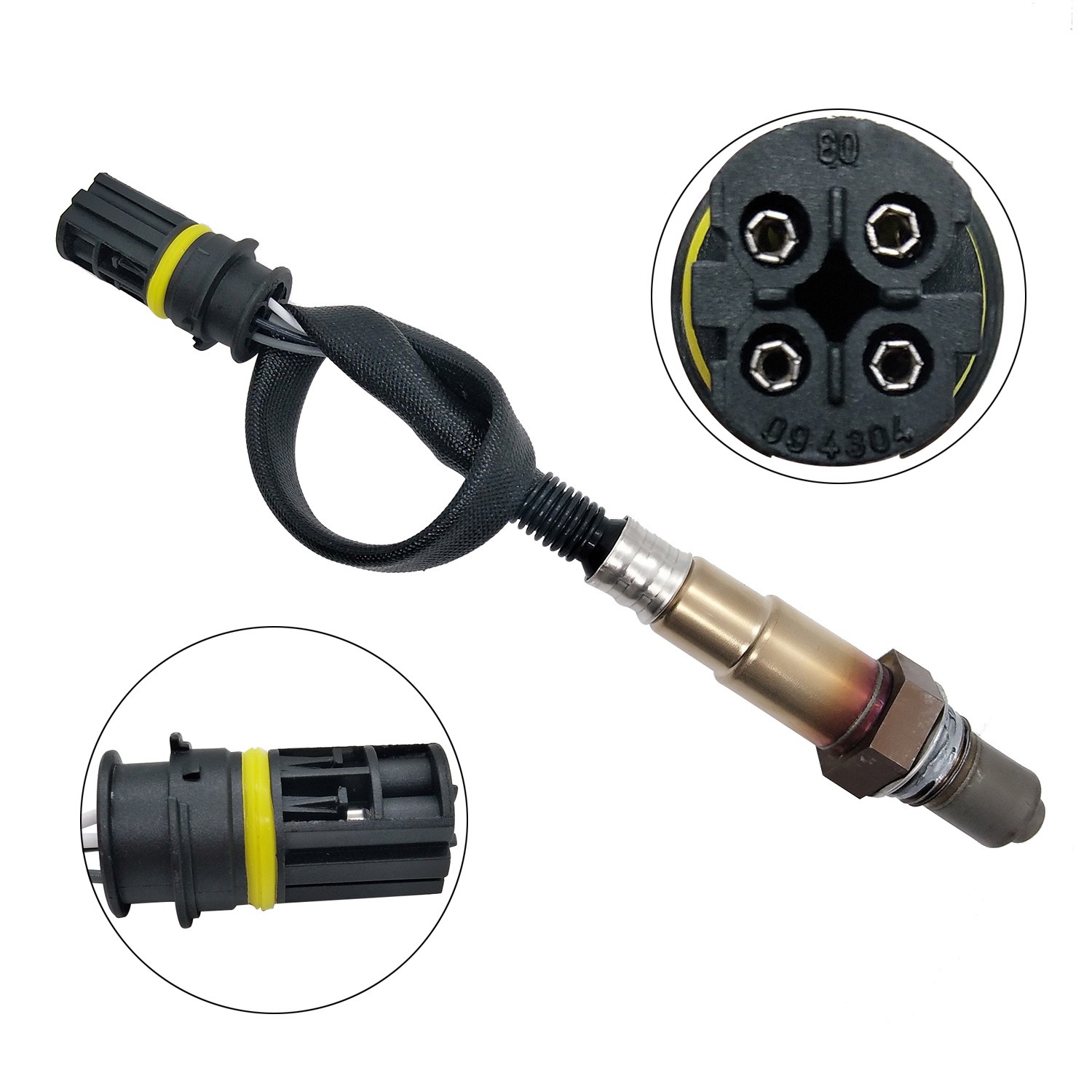 4Pcs Upstream&Downstream O2 Oxygen Sensor For 2007-2015 Rolls-Royce Phantom 6.7L